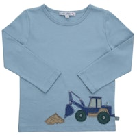 Langarmshirt Dinosaurier-Stickerei