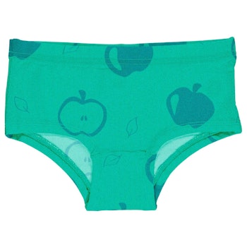 Hipster Briefs Äpfel einfarbig grün