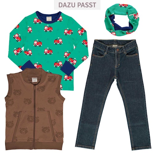 Weiches Langarmshirt Feuerwehrauto