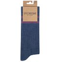 Vorschaubild Tennissocken blau mit lila Streifen 37/40