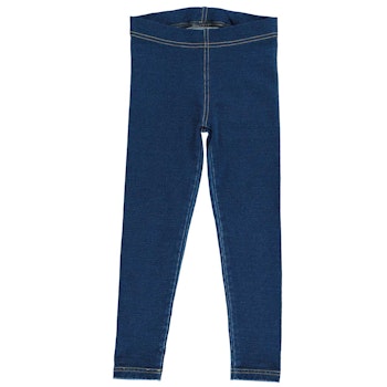 Sweat Leggings uni indigo blau