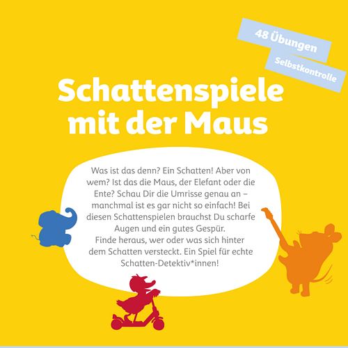 Schattenspiele mit der Maus 3-4 J. Kartensatz (ohne Lochkasten)