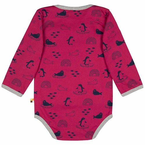 dicker Langarmbody Pinguine + Robben