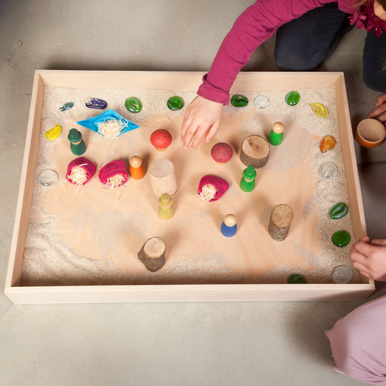 Vollholz Rahmen zum kreativen Befüllen und Spielen