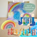 Vorschaubild Spieltuch Bio-Baumwolle Magischer Himmel groß 140 x 140 cm