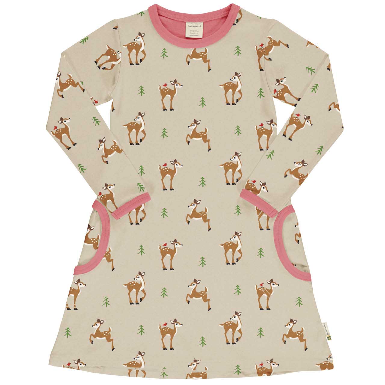 Langarmkleid mit Taschen