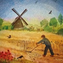 Vorschaubild Vogel Geluk - Windmühle nur die FOLIE