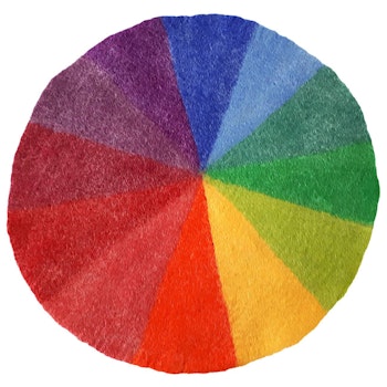 Farbenkreis aus Filz für Gruppen und Kitas 150 cm