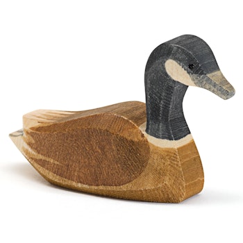 Kanadagans schwimmend Holzfigur 5 cm