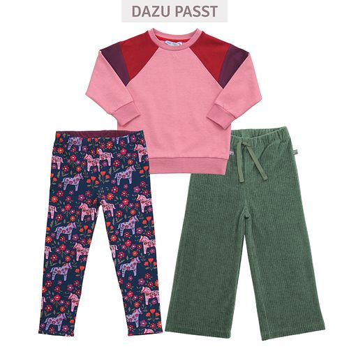 Sweatshirt Colourblock pink