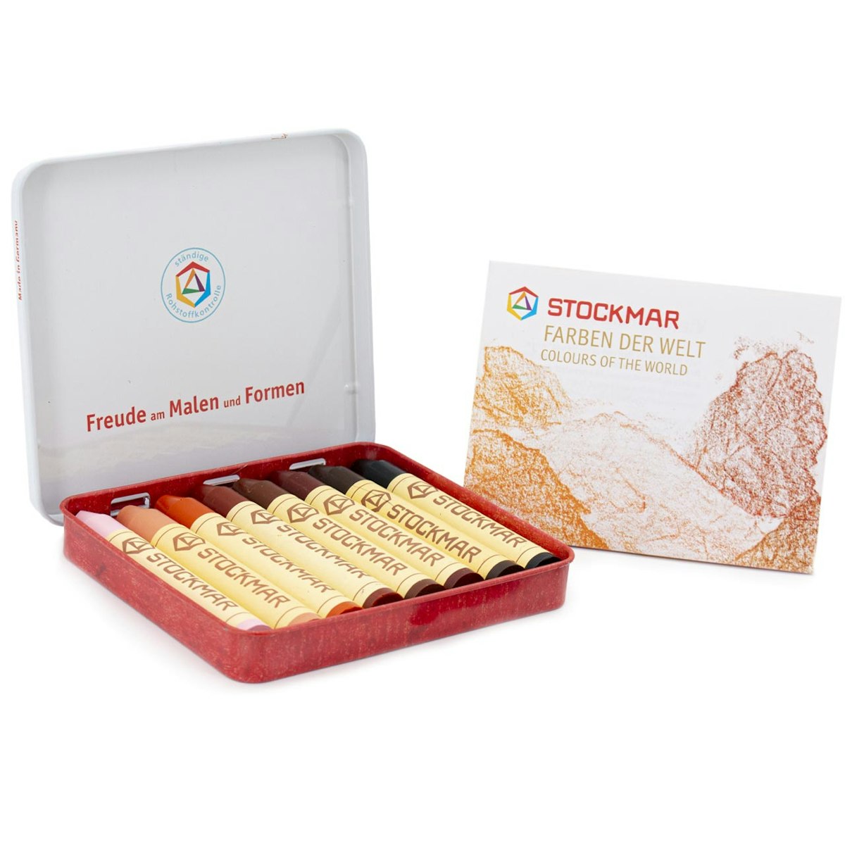 Stockmar Wachsmalstifte 8er Set - Premium Qualität Für Kinder  Wachsmalstifte Stockmar, image size:1200x1200