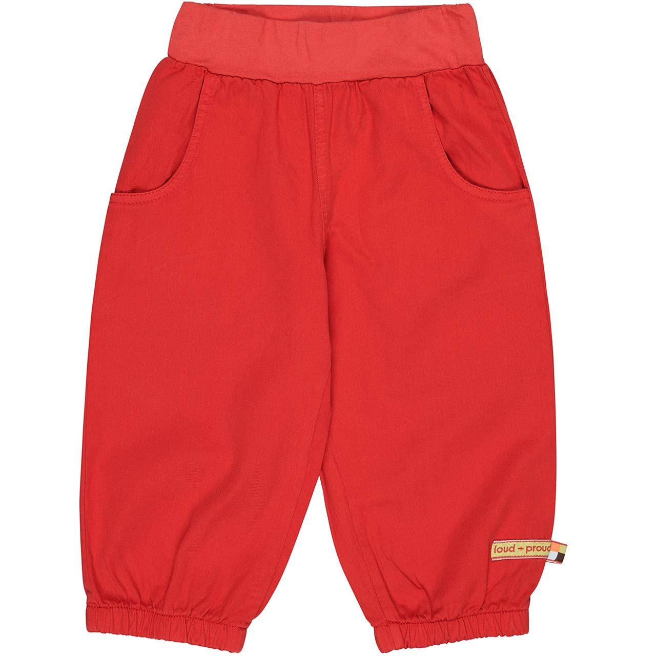 Pantaloni Mitwachs Loud + Proud - Cotone Biologico GOTS Per Bambini, Unisex, Colore Tomato - Foto 9