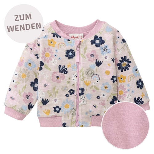 Wende Sweatjacke Blumen