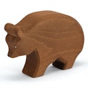 Vorschaubild Grosser Bär laufend Holzfigur 8,5 cm hoch