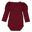 Vorschaubild Langarmbody Puffärmel Blumenprint