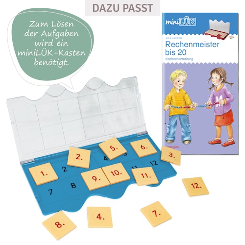 miniLÜK Übungsheft - Rechenmeister bis 20, ab 6 J,