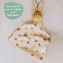Vorschaubild Schmusetuch aus Musselin mit Kopf Teddy