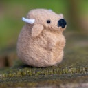 Vorschaubild Selber filzen mit Anleitung DIY Filz Set Bison Level 5 ab 6 Jahre