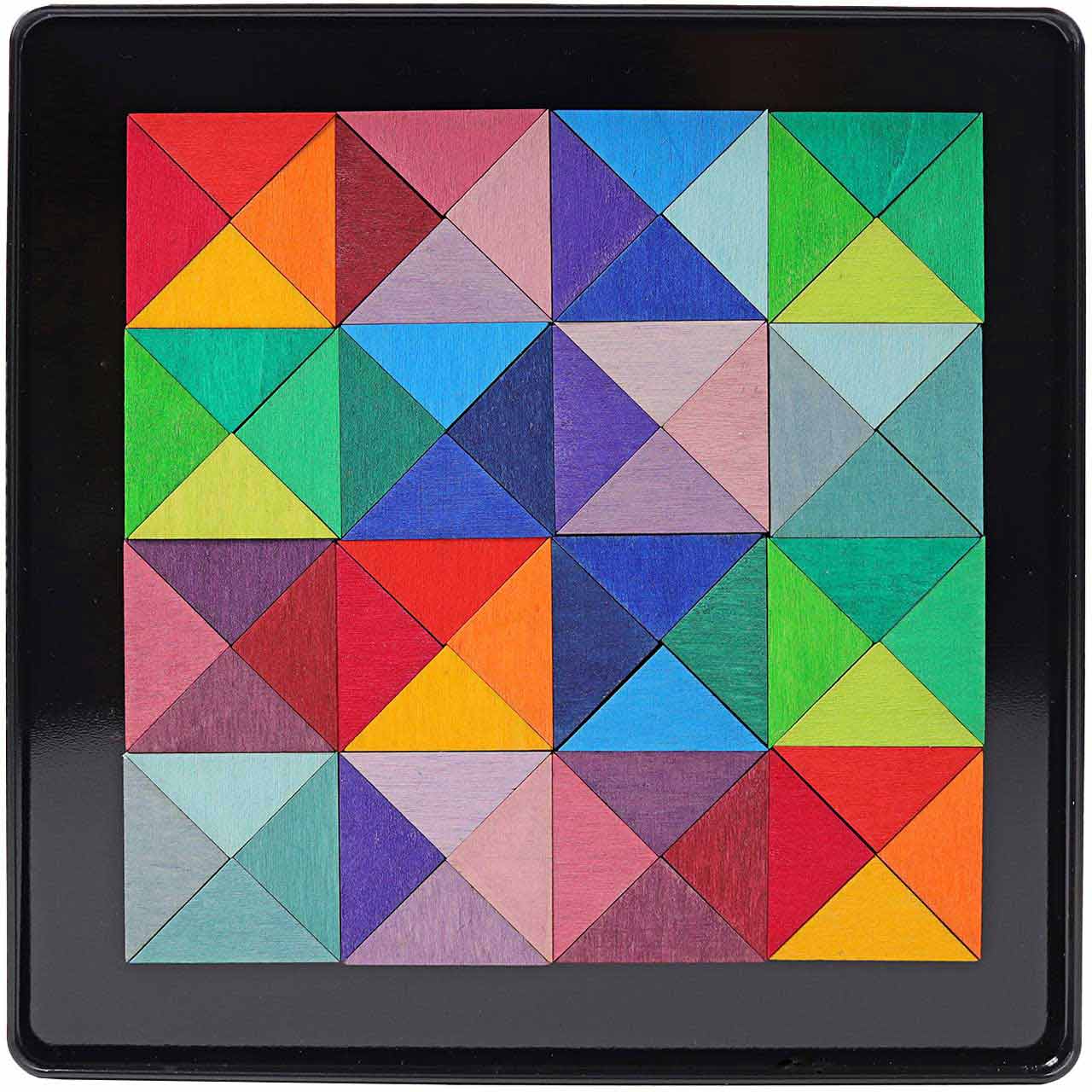 Magnetspiel Dreiecke Grimms, 64 Teile (16 x 16 cm)