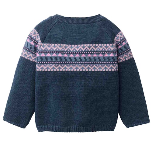 Pullover People Wear Organic Strick langarm Motiv