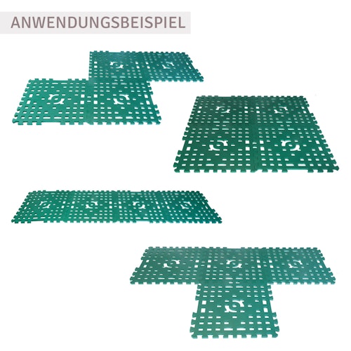 Schaumstoff Baumatte grün