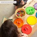 Vorschaubild 6 Regenbogenteller zum Spielen und Stapeln