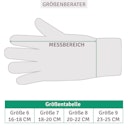 Vorschaubild Fingerhandschuhe Umschlagbund Wolle Seide