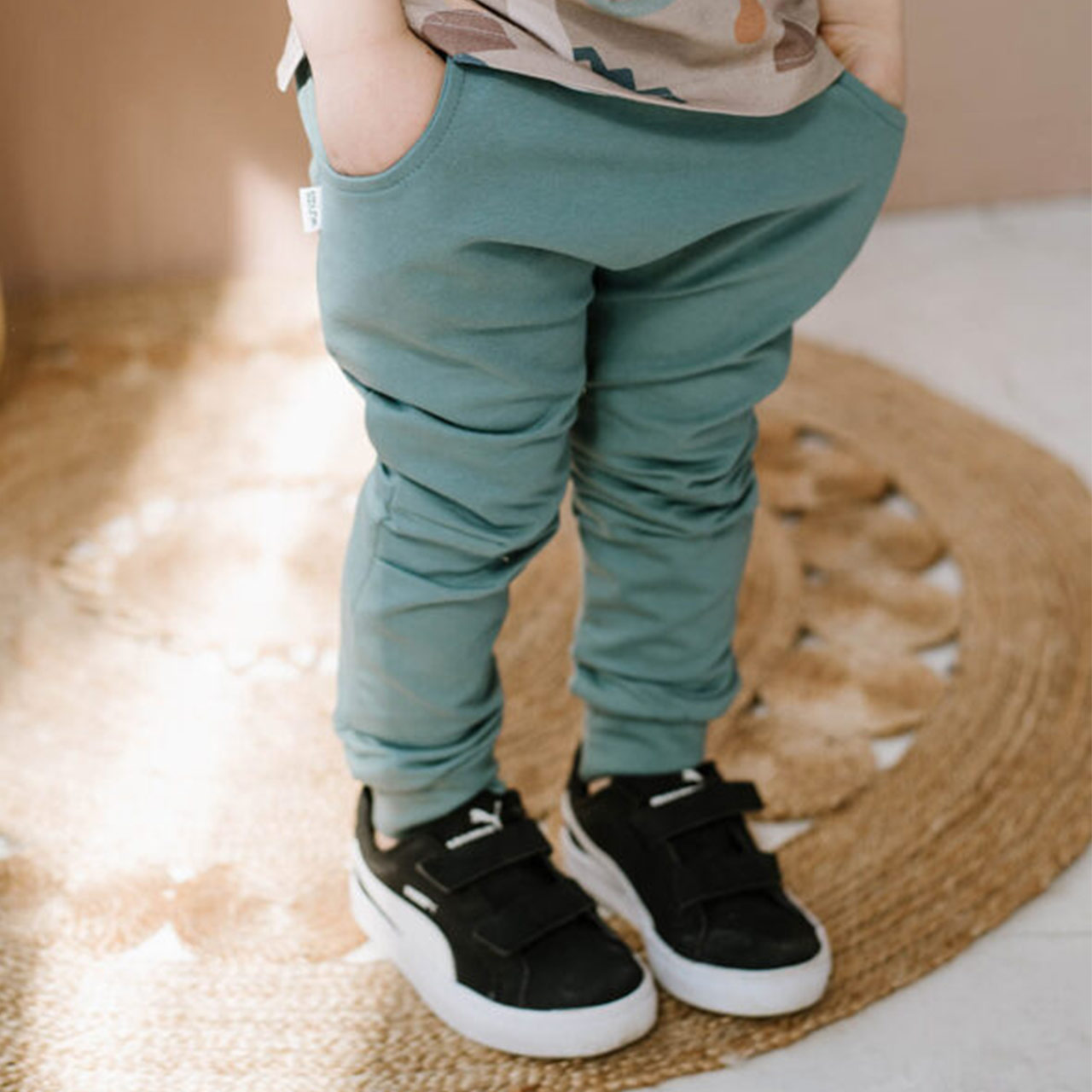 Mitwachsende Krabbelhose Bündchen