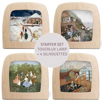 Lampen Starter-Set Robin Pieterse Lampe mit 4 Silhouetten
