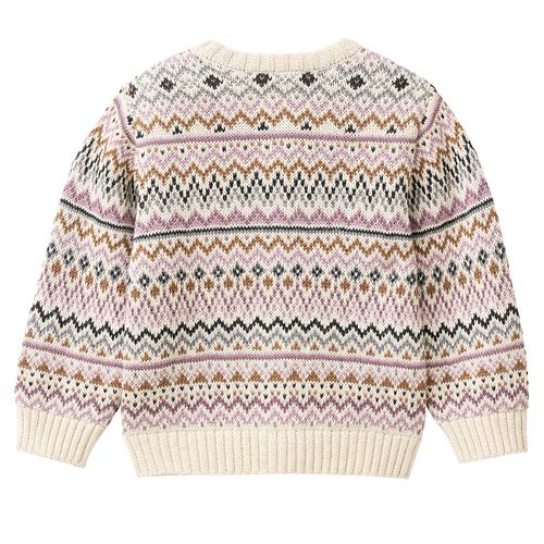 Hochwertige Strickjacke bunt gemustert