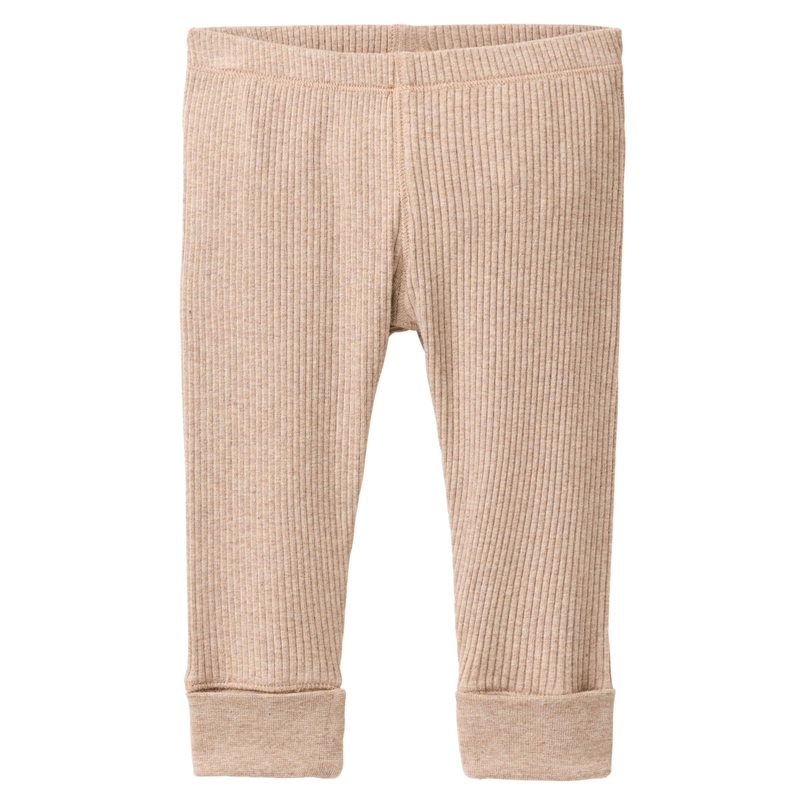 Edle Ripp Leggings grün