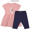 Vorschaubild Lockeres Kleid kurzarm Einhorn