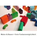 Vorschaubild 15 kleine Häuser handbemalt