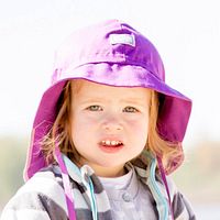 Sonnenhut Pickapooh Nackenschutz Bio-Baumwolle Motiv