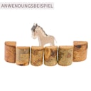 Vorschaubild Bauklötze mit Rinde 3 kg mit Löchern und Stäbchen