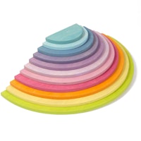 Halbkreise Platten Set Pastell, 11-teilig