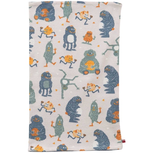 Wende Schlauchschal Monster blau 29x25cm