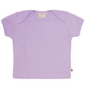 Weiches T-Shirt Rippe flieder