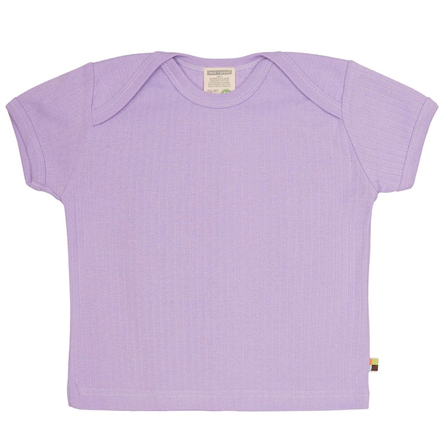loud + proud T-Shirt Derby Rib, certificata GOTS, Rame, 62-68 Unisex-Bambini e Ragazzi