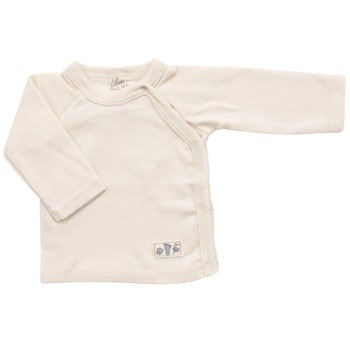 Baby Wickeljacke Wolle Seide Natur