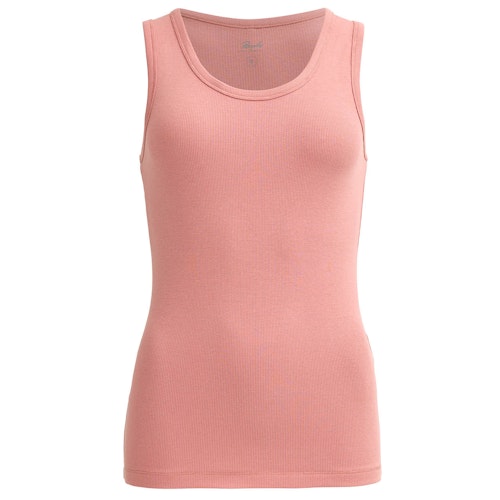 Damen Tank Top Rippe rosa