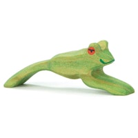 Frosch springend 3 cm hoch