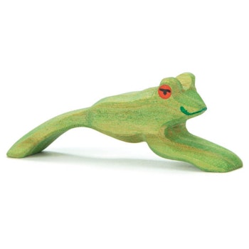 Frosch springend 3 cm hoch