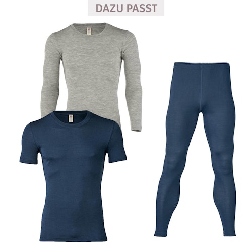Herren Leggings Wolle Seide