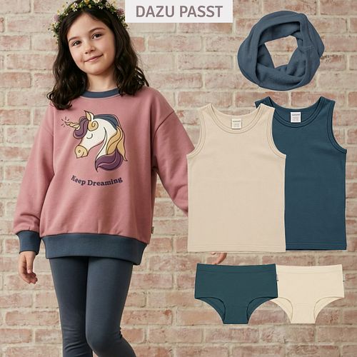 Pullover beige Wikinger Print