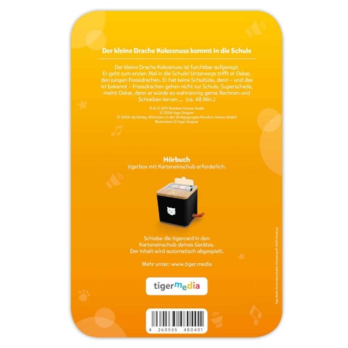 Tigercard Der kleine Drache Kokosnuss - Kommt in die Schule