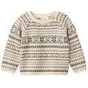 Vorschaubild Pullover People Wear Organic Strick langarm Motiv