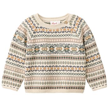 Pullover People Wear Organic Strick langarm Motiv
