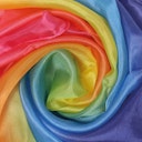Vorschaubild Kleines Regenbogen-Farbentuch (52x52 cm)