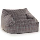 Vorschaubild Sessel Sitzsack für Kinder grau-blau - 72 x 75 x 42 cm